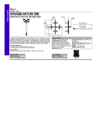 Thumbnail of document Data Sheet - 160G Averaging Air Flow Grid